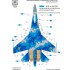 Decal for 1/72 Ukrainian Su-27 P1M Flanker B Digit Camouflage