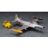 1/72 Modern US Jet Trainer T-33A Shooting Star w/Tractor