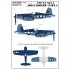 Decals for 1/32 Vought F4U-1A Vf-17 "Jolly Rogers" Part. 4 (wet transfer)