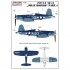 Decals for 1/32 Vought F4U-1A Vf-17 "Jolly Rogers" Part. 4 (wet transfer)