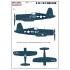 Decals for 1/32 Vought F4U-1D Corsair (wet transfer)