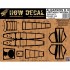 1/48 Albatros D.V, D.Va Light Wood Natural Base White Decal for Eduard kits