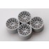 1/24 19inch ADV.1 7.0M.V2 Wheels (4 Resin Wheels + Metal Air Valves)