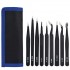 9 Piece Precision Tweezer Set w/Bag