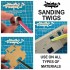 Sanding Twigs #Fine (10x Each Grit, #400 #600, 20pcs)