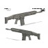 1/35 Modern Bren 2 Rifles (4pcs)