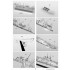 1/350 WWII U-Boat Type VIIC Full Structure PE Detail Model