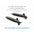 1/32 RAF Tornado 1980S 4 Fin 1500 L Riveted Tanks for Italeri kits