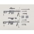 1/35 Barrett M107 Sniper Rifle set (2 Bodies and Accessories)