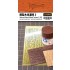 Airbrush Stencil Wood Texture Masking PE sheet #3 (8.8x6cm)