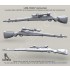 1/35 M1D Garand Sniper Rifle with M84 Scope (6 sets)