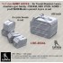 1/35 12.7mm AMMO BOXES (6pcs) for Soviet/Russian Heavy Machine Gun DShKM/NSV UTES/KORD