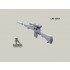 1/35 Vietnam War M21 Sniper Rifle with Supressor