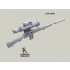 1/35 Vietnam War M21 with AN/PVS-2 Night Vision Scope with Supressor