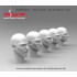 1/24 Bald Heads Set