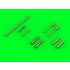 1/72 F4F-3 Wildcat Late - .50 Browning Gun Barrels with Round Holes & Pitot Tube (Two Options)