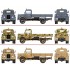 1/35 German MB L1500A 4x4 Cargo Truck with 5 figures & 2 Fuel Drums