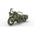 1/35 US Military Policeman w/Motorcycle 