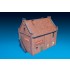 1/72 Building w/Garage (Building Size L x H x W: 222mm x 178mm x 143mm)