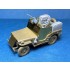 1/35 WWII US SCR-193 Radio set and M1919.30 cal Gun for Tamiya Jeep kits