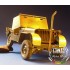 1/24 US WWII 1/4 Ton 4x4 Truck Field PE+Windshield Armour+Workable Leaf Springs