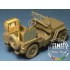 1/35 Photo-etched SCR-193 US WWII Radio Set for Jeep + Stowage Rack