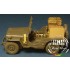 1/35 Photo-etched SCR-193 US WWII Radio Set for Jeep + Stowage Rack