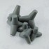 1/48 Tetrapods Blocks Mix (Trident Anti-Tank Obstacle, 6pcs)