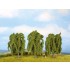 HO,TT Scale Weeping Willows (3pcs, 80mm high)