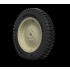 1/16 SdKfz 250 Road Wheels with Spare (Gelande)