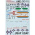 1/72 F-86A Sabres. Colourful Early Sabres. Decal Part 2