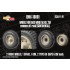 1/16 Corrected Sd.Kfz. 251 Front Wheels for Das Werk kits - Common Off-road (continental)