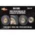 1/16 Corrected Sd.Kfz. 251 Front Wheels for Das Werk kits - Uncommon Off-road (continental)