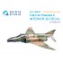 1/48 F-4C Phantom II Interior 3D Decal for Academy kits w/Resin Parts