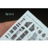 1/32 Mirage 2000B Interior Detail Parts for Kitty Hawk kits