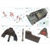 1/32 Focke-Wulf FW 190A-8 Interior Parts (3D decal) for Hasegawa kits