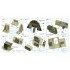 1/32 Grumman TBF-1C Avenger Interior Parts (3D decal) for Trumpeter kits