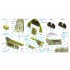 1/32 F6F-3E/N Hellcat Coloured Interior Detail Parts for Trumpeter kits