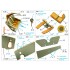 1/32 Nieuport XXIII Coloured Interior Detail Parts for CSM kits