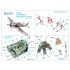 1/32 FW 190A-4 Coloured Interior Detail Parts for Zoukei Mura SWS kits