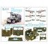 1/35 GMC CCKW 353 for open cab kits Interior Detail Parts for Tamiya kits