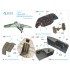 1/48 Fiat CR.42 Falco Interior Detail Parts for Italeri kits