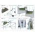 1/48 Hawker Hurricane family Interior Details on 3D Decal for Airfix kits