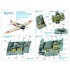 1/48 A6M2 Zero Mitsubishi Coloured Interior Detail Parts for Eduard kits