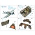 1/72 Focke-Wulf Fw 190A-8 Interior Detail Parts for Eduard kits