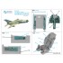 1/72 MiG-21PFM Emerald panels Interior Details on 3D Decal for Eduard kits