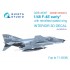 1/48 F-4E early with slatted wing Interior Parts (3D decal) Small version for Meng kits