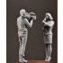 1/24 Modern Cameraman and Female Reporter (2 figures)