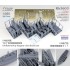 1/350 IJN Battleship Nagato class Boats set (12pcs for 1 battleship)