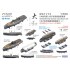 1/700 IJN Battleship Yamato class Boats set (10pcs for 1 battleship)